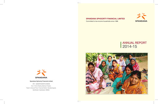 Thumbnail Spandana Sphoorty Financial Annual Report 2014-2015