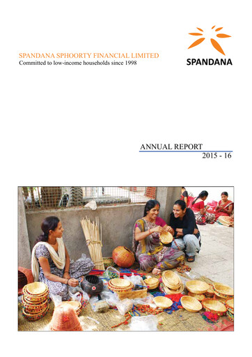 Thumbnail Spandana Sphoorty Financial Annual Report 2015-2016