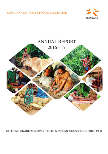 Thumbnail Spandana Sphoorty Financial Annual Report 2016-2017