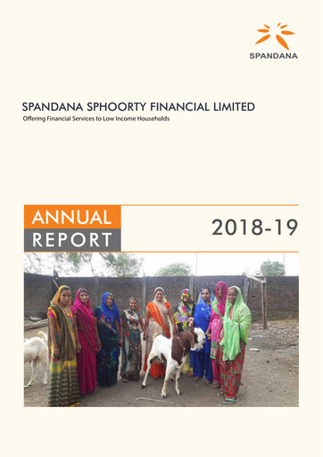 Thumbnail Spandana Sphoorty Financial Annual Report 2018-2019