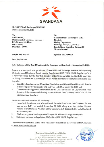 Thumbnail Spandana Sphoorty Financial Quarterly Report 2020-q2