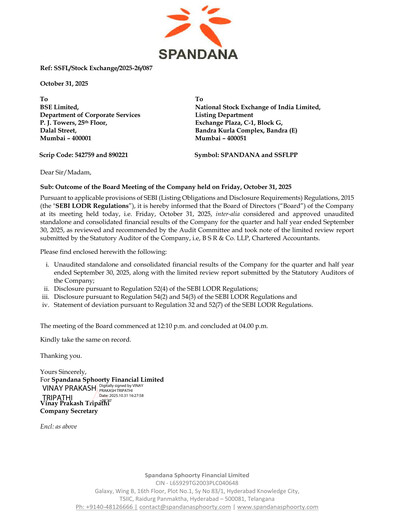 Thumbnail Spandana Sphoorty Financial Quarterly Report 2025-q2