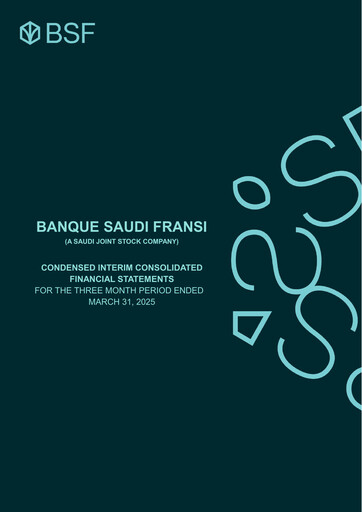 Thumbnail Banque Saudi Fransi Financial Statement 2025-q1