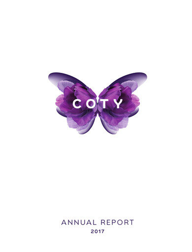 Thumbnail Coty Annual Report 2016-2017