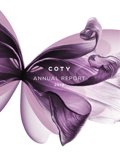 Thumbnail Coty Annual Report 2017-2018