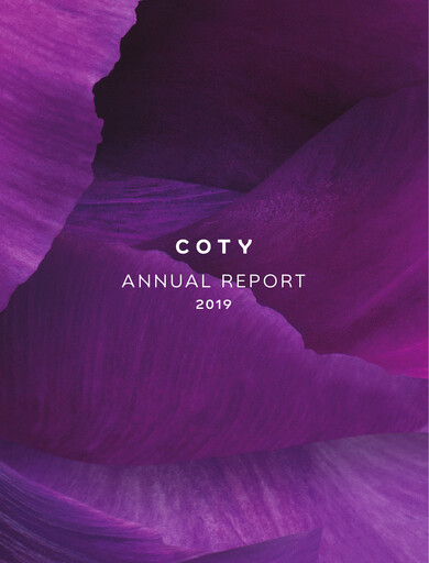 Thumbnail Coty Annual Report 2018-2019