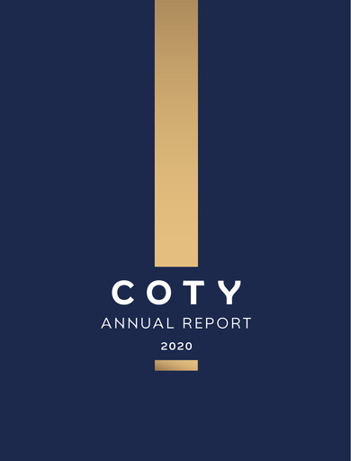 Thumbnail Coty Annual Report 2019-2020