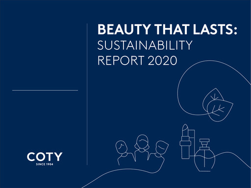 Thumbnail Coty Sustainability Report 2019-2020