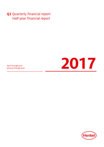 Thumbnail Henkel Half-year Report 2017-h1
