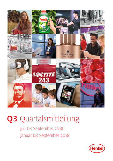 Thumbnail Henkel Quarterly Report 2018-q3