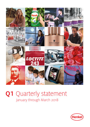 Thumbnail Henkel Quarterly Report 2018-q1