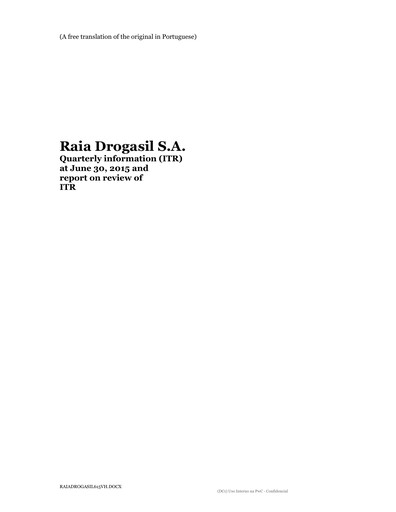Thumbnail RaiaDrogasil Financial Statement 2015-q2