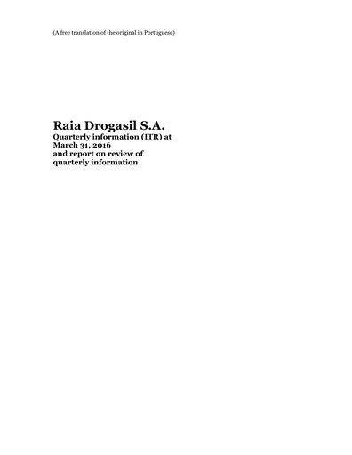 Thumbnail RaiaDrogasil Financial Statement 2016-q1
