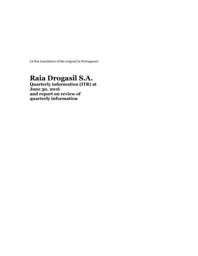 Thumbnail RaiaDrogasil Financial Statement 2016-q2