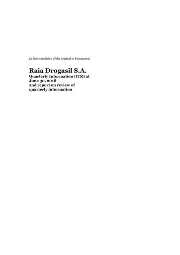 Thumbnail RaiaDrogasil Financial Statement 2018-q2