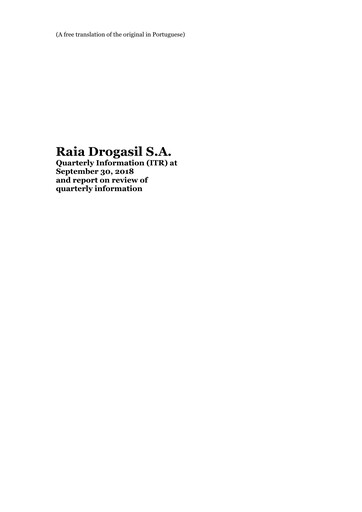 Thumbnail RaiaDrogasil Financial Statement 2018-q3
