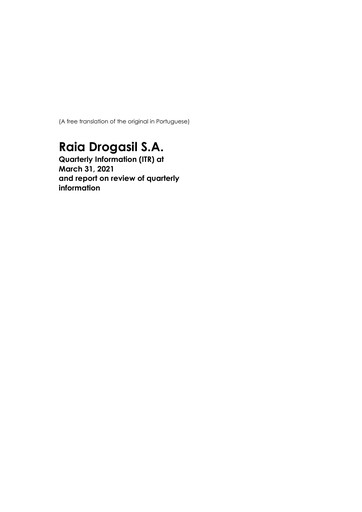 Thumbnail RaiaDrogasil Financial Statement 2021-q1