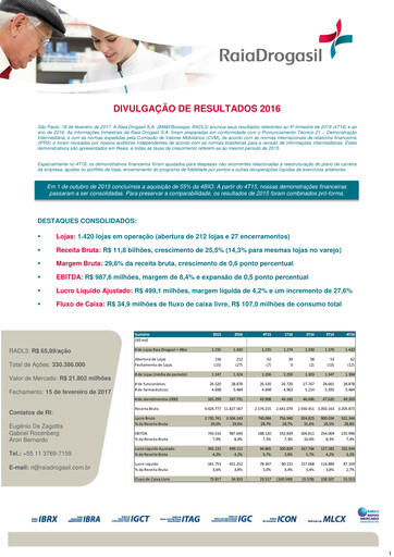 Thumbnail RaiaDrogasil Quarterly Report 2016-q4