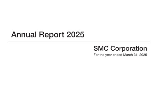 Thumbnail SMC corp Annual Report 2025
