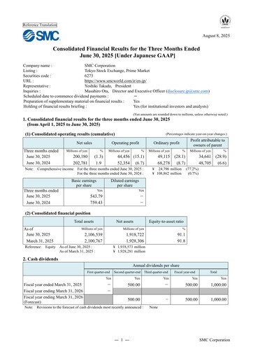 Thumbnail SMC corp Quarterly Report 2026-q1