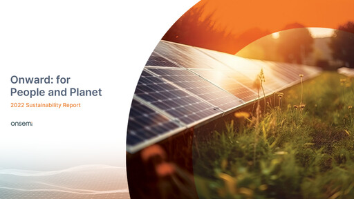 Thumbnail ON Semiconductor Sustainability Report 2022