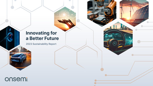 Thumbnail ON Semiconductor Sustainability Report 2023