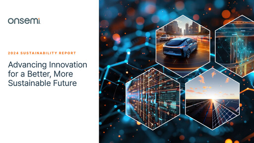 Thumbnail ON Semiconductor Sustainability Report 2024