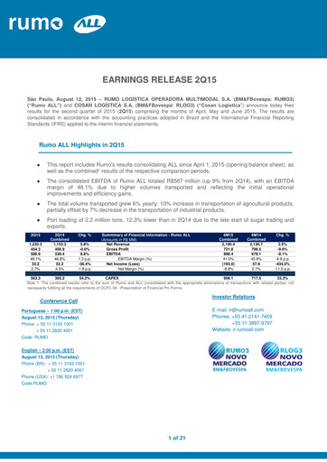 Thumbnail Rumo Quarterly Report 2015-q2