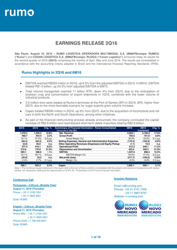 Thumbnail Rumo Quarterly Report 2016-q2