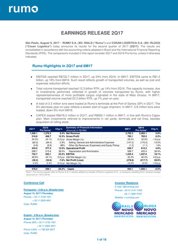 Thumbnail Rumo Quarterly Report 2017-q2