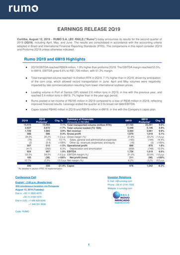 Thumbnail Rumo Quarterly Report 2019-q2