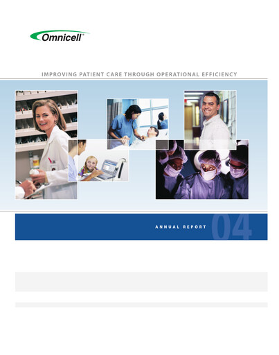 Thumbnail Omnicell
 Annual Report 2004