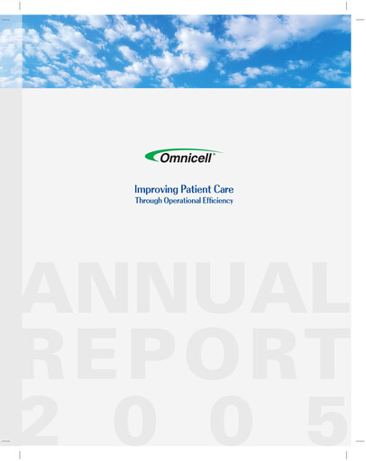 Thumbnail Omnicell
 Annual Report 2005