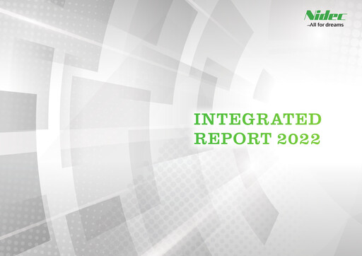 Thumbnail Nidec Integrated Report 2022