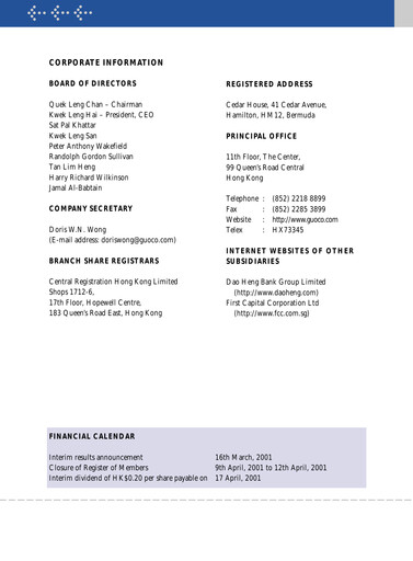Thumbnail Guoco Half-year Report 2000-h1