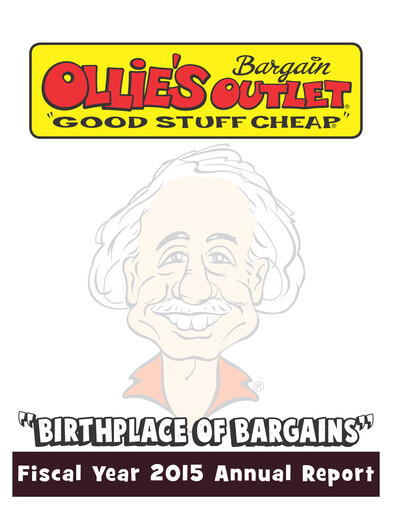 Thumbnail Ollie's Bargain Outlet
 Annual Report 2015