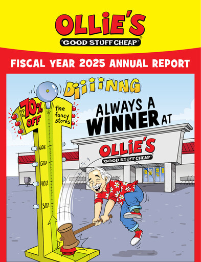 Thumbnail Ollie's Bargain Outlet
 Annual Report 2025