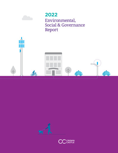 Thumbnail Crown Castle ESG Report 2022
