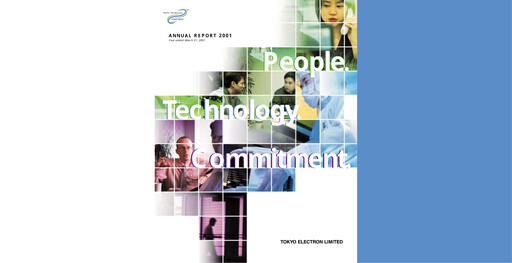 Thumbnail Tokyo Electron Annual Report 2001