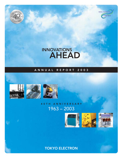 Thumbnail Tokyo Electron Annual Report 2003
