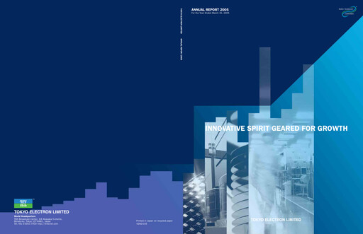 Thumbnail Tokyo Electron Annual Report 2005