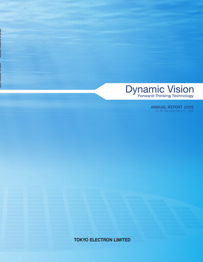 Thumbnail Tokyo Electron Annual Report 2009