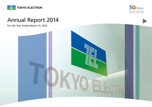 Thumbnail Tokyo Electron Annual Report 2014