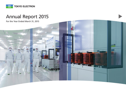 Thumbnail Tokyo Electron Annual Report 2015