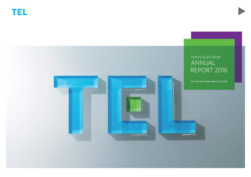 Thumbnail Tokyo Electron Annual Report 2016