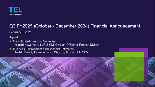 Thumbnail Tokyo Electron Quarterly Report 2025-q3