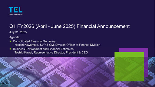 Thumbnail Tokyo Electron Quarterly Report 2026-q1