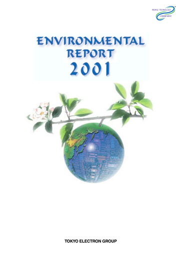 Thumbnail Tokyo Electron Sustainability Report 2001
