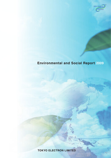 Thumbnail Tokyo Electron Sustainability Report 2009