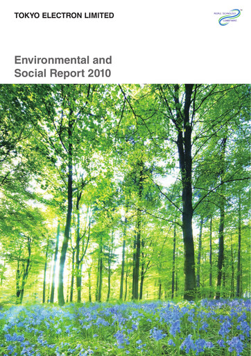 Thumbnail Tokyo Electron Sustainability Report 2010